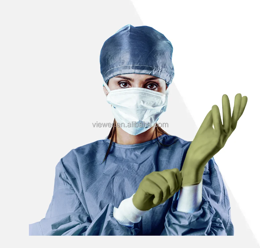 X ray Radiation Attenuating Surgical Lead free gloves