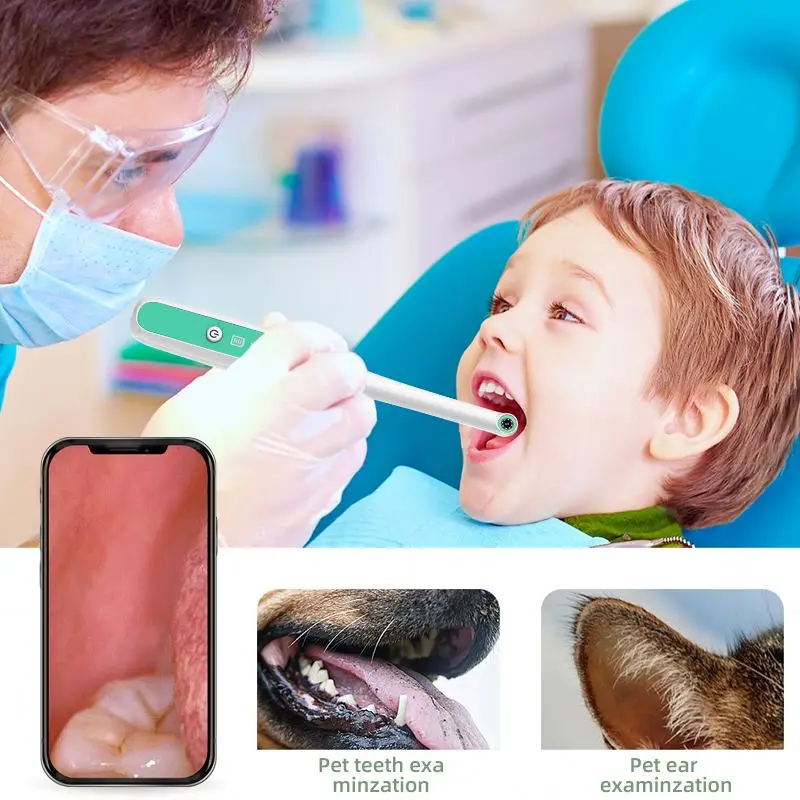 Teeth Inspection Diagnostic Tool Intraoral Dental Wifi Oral Endoscope Camera for iPhone Android