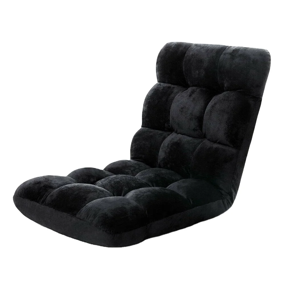 JKY мебель регулируемый 6 позиций складной портативный пол стул со спинкой