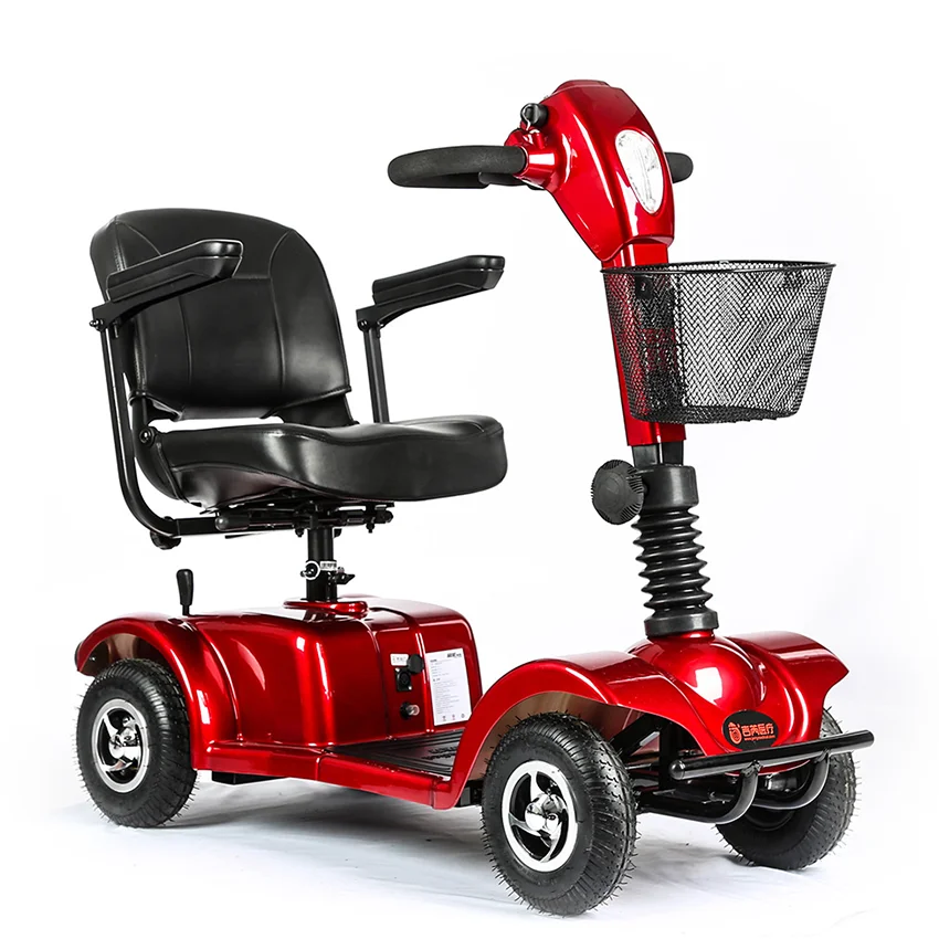Popular Convenience Safe 4 Wheel Elderly Medical Adult Electric Scooter For Disabled