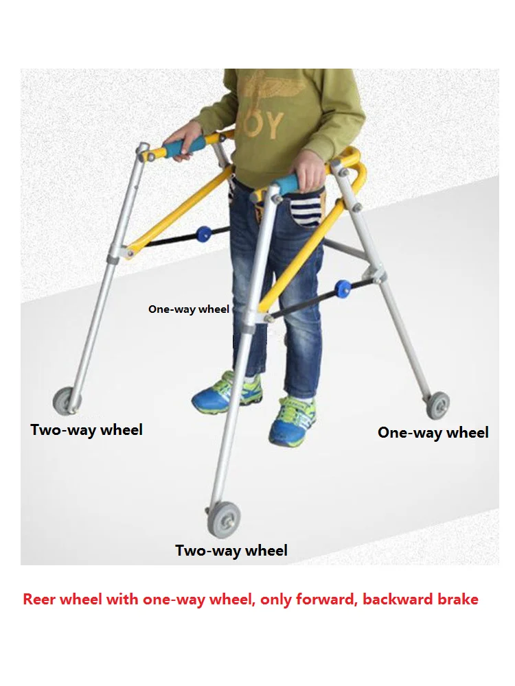 Walker With Wheels Rehabilitation Children Walker