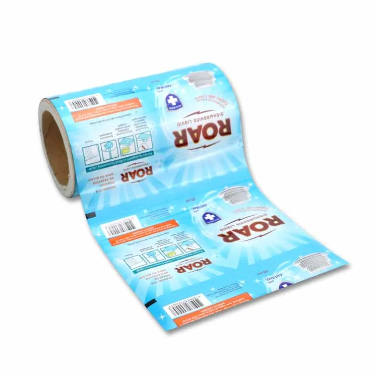 Strong quality detergent packet 3-4 layers laminated roll film for dishwashing liquid packing