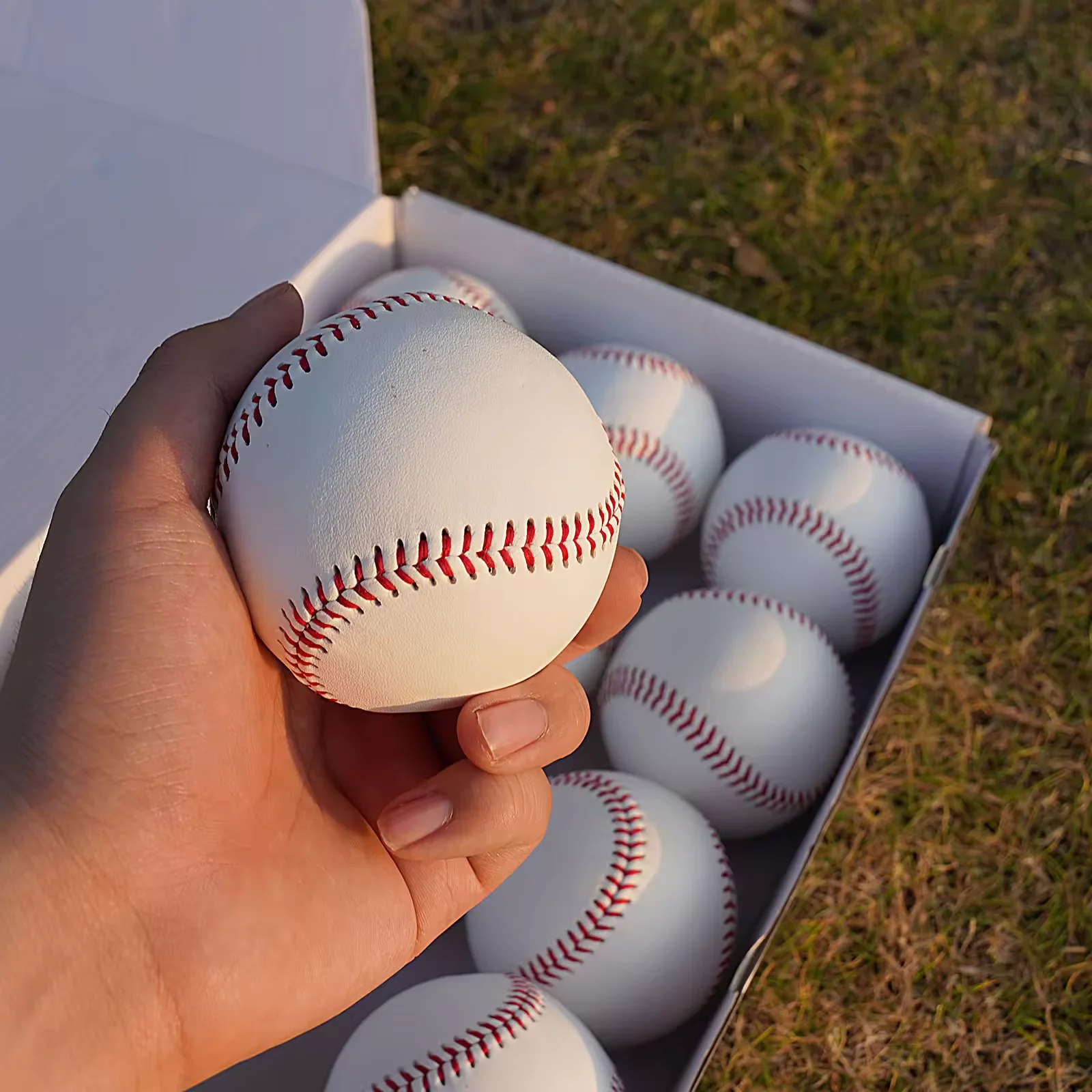 Baseball Ball Pack Practice Training Baseballs For Kids/Youth 9 Inch Baseballs For Pitching Throwing Unmarked Autographs