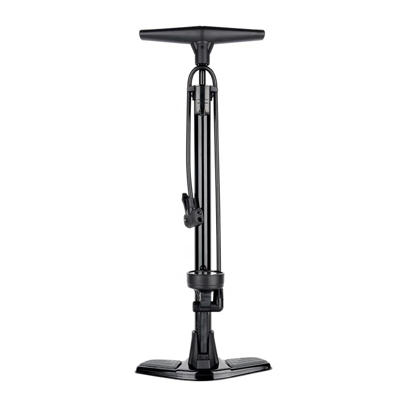 2022 New Air Pump High-quality Bicycle Accessories Multi-function Floor-standing  Pump With Barometer Design
