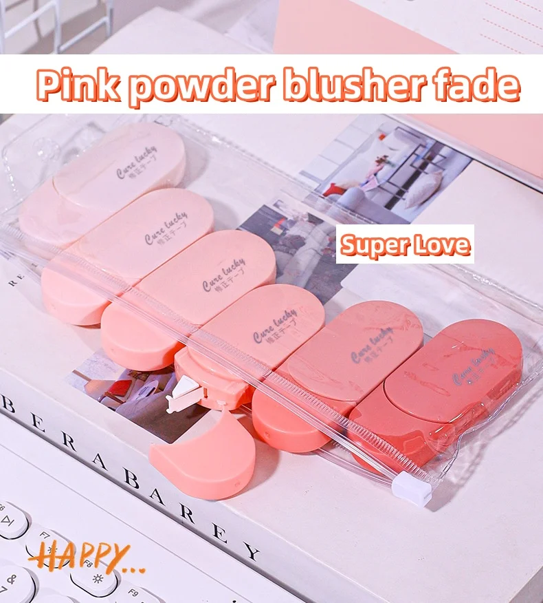 New Arrivals Mini Gradient Color Correction Tape Set Creative Stationery School Office Correction Tape
