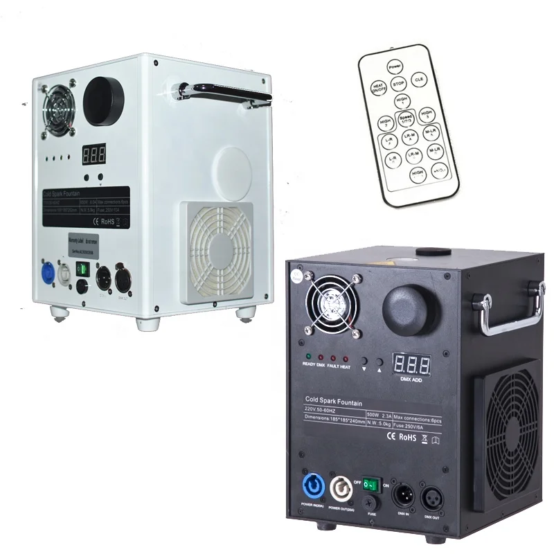 CE certificated cold fireworks Spark Machine is DMX512 Control Stage Effects spark machine party indoor fireworks