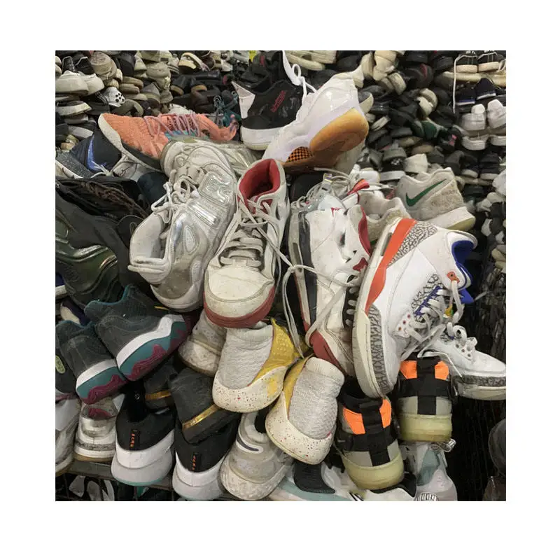 second hand sport original used basketball shoes stock wholesales used shoes branded