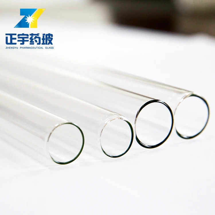 free sample soda lime glass low Borosilicate Glass tube ampoule vial Clear Heat Resistance Glass Tube