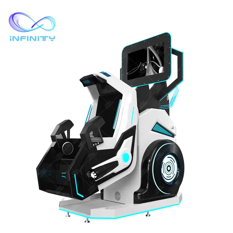 360 Degree Roller Coaster Simulator VR Amusement Park Products 9D Game Flight Cinema Virtual Reality Game Machine Arcade Gaming