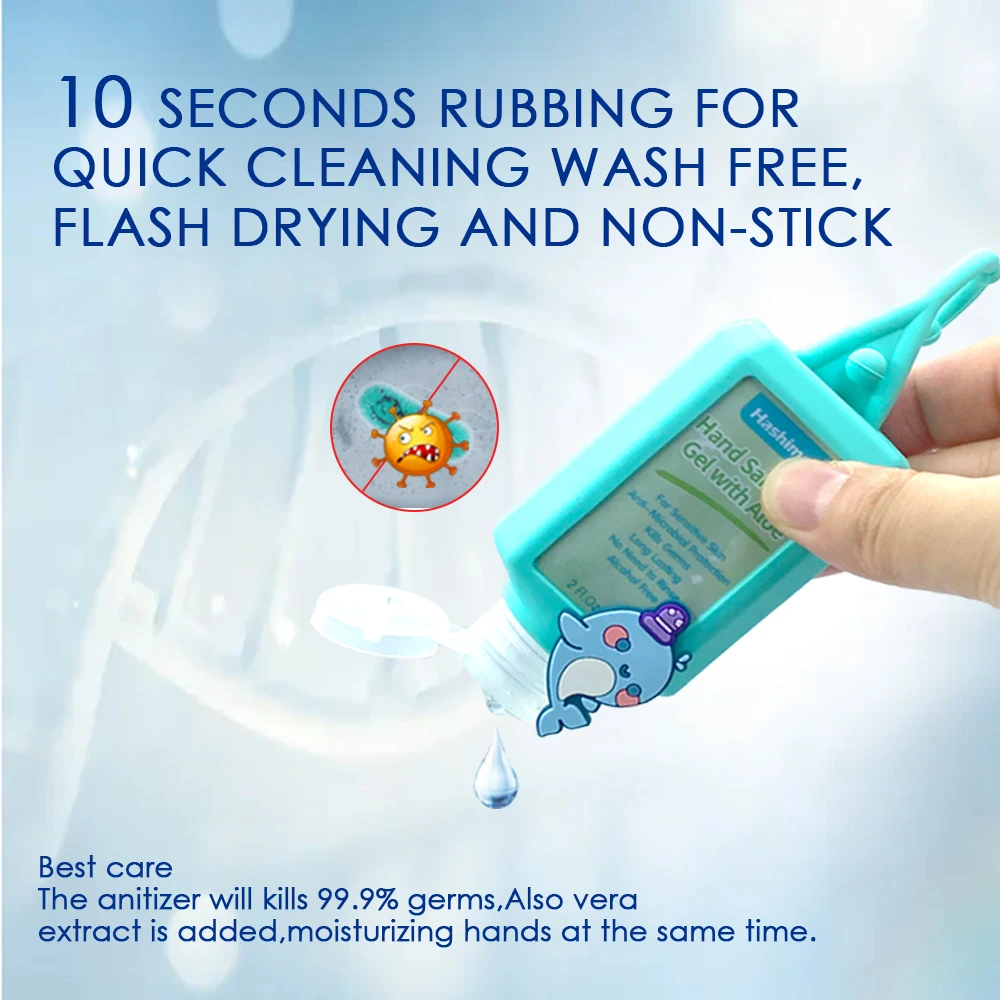 Factory Wholesale Hand Wash Liquid Soap 50ml 100ml 500ml Portable Mini Waterless Antibacterial Hand Sanitizer Gel