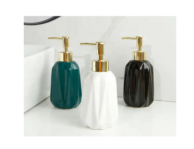300ml ceramic manual squeeze soap dispenser bathroom shampoo lotion bottled soap dispenser