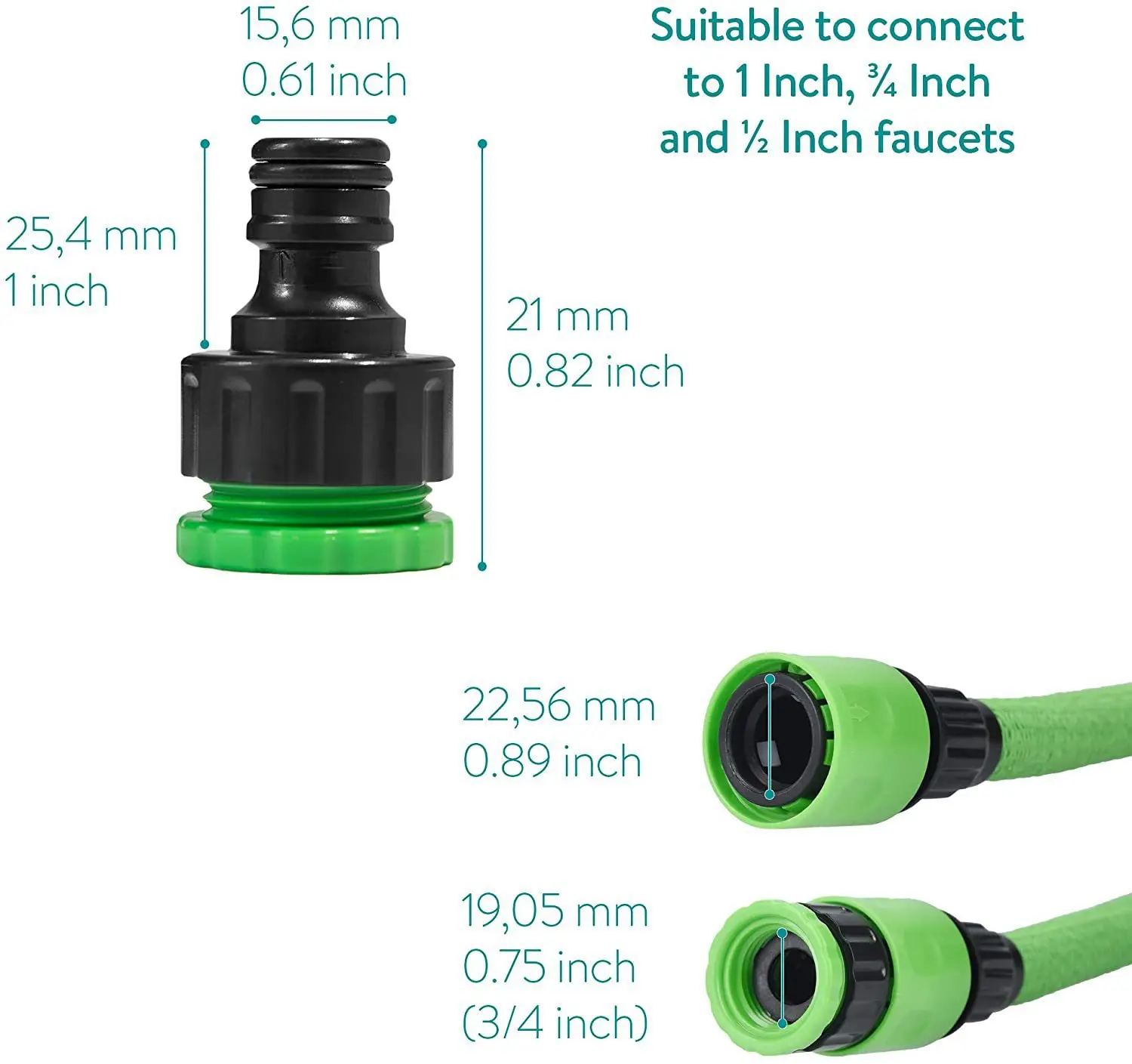 Hot sales  25ft 50ft 75ft 100ft magic hose expandable garden hose with water gun