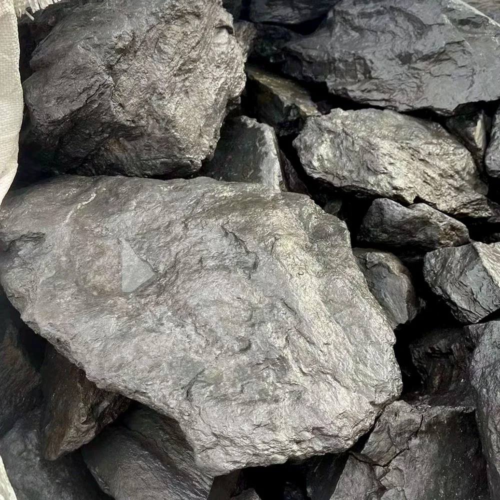 Natural Russian schungite stone wholesale high quality Pure natural imported big rough schungite stone
