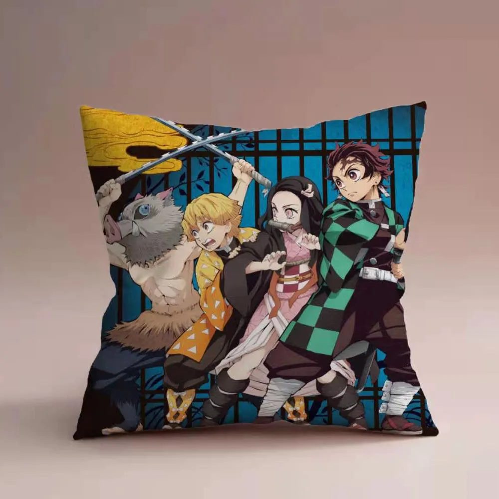 Manufacturer square shape digital printing sleeping pillow, custom shape pillow anime