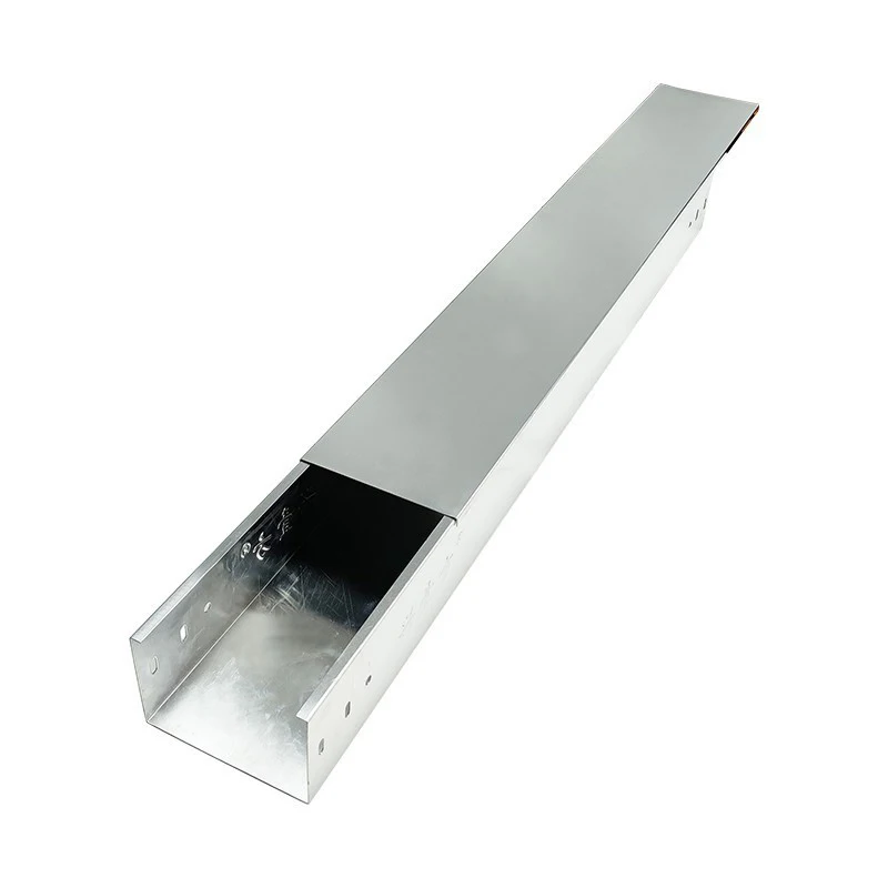 YLS Cable Trunking Fittings Fireproof Durable Hot-dipped Galvanized Metal Cable Trunking