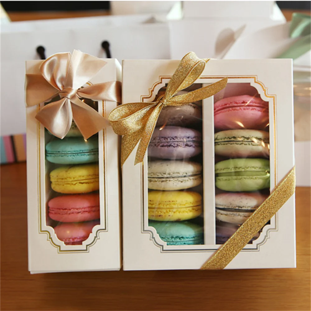 clear customized plastic packaging macaron box