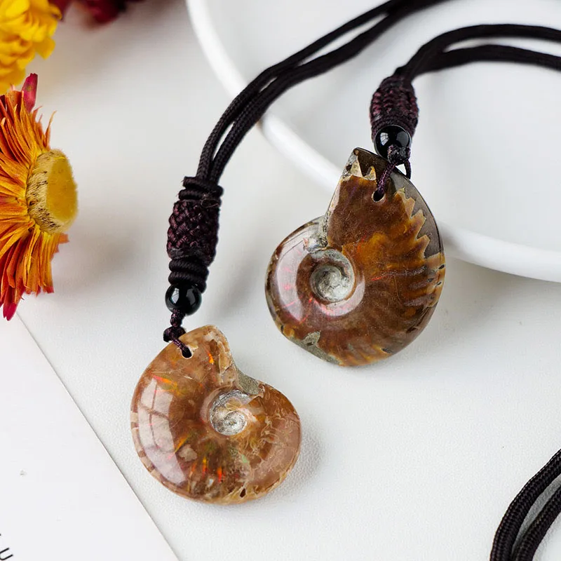 Wholesale Natural Ammonite Pendant for Gift