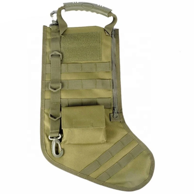Wholesale Christmas Tactical Stocking Gift Pack Custom Practical Storage Bag