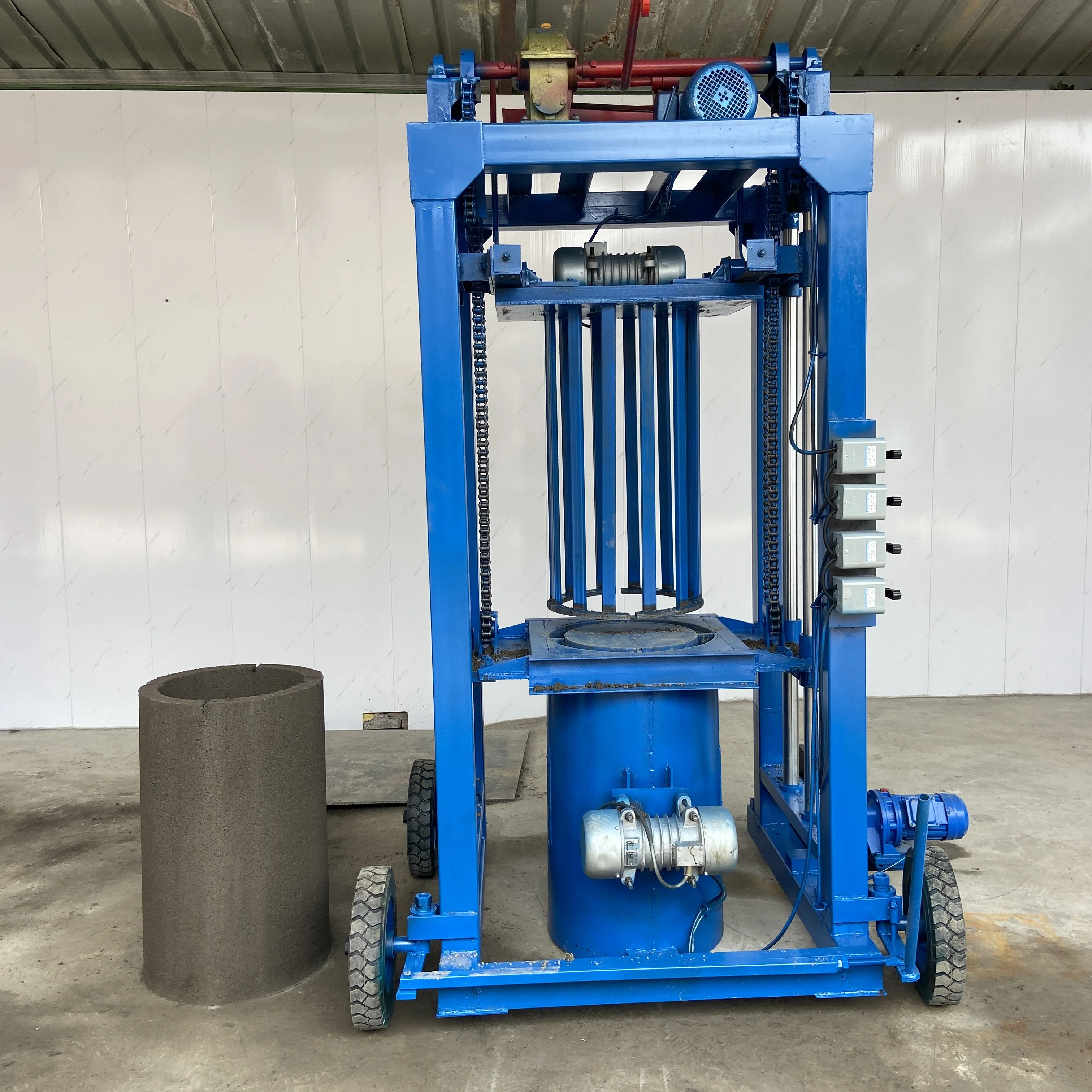 Precast culvert concrete manhole pipe making machine for sale