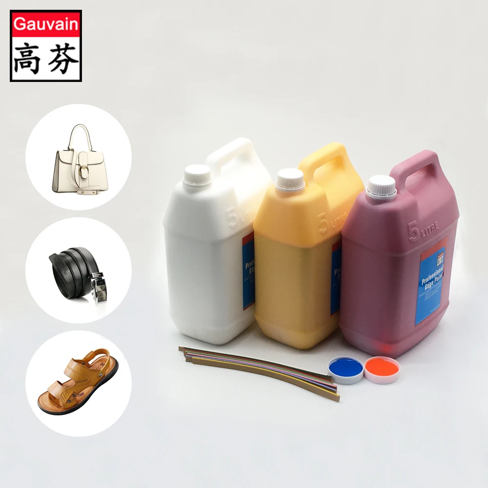 
Hot sale water-based smooth and anti-crack leather products transparent edge primer 