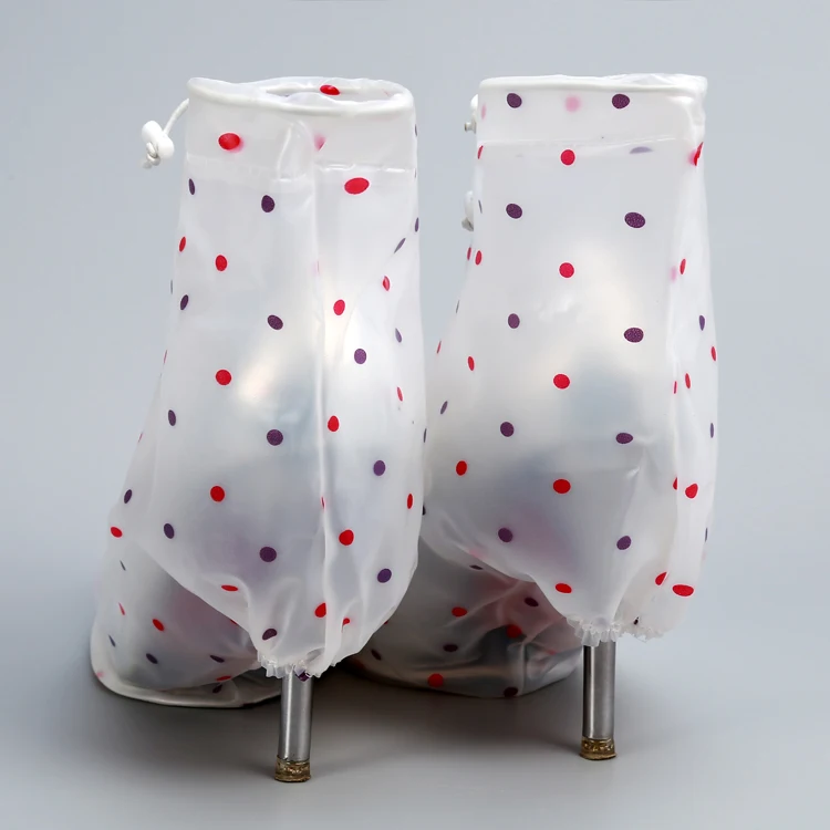 Fast Delivery Wholesale Portable Customized Plastic Outdoor Anti slip Waterproof Rain Shoe Covers