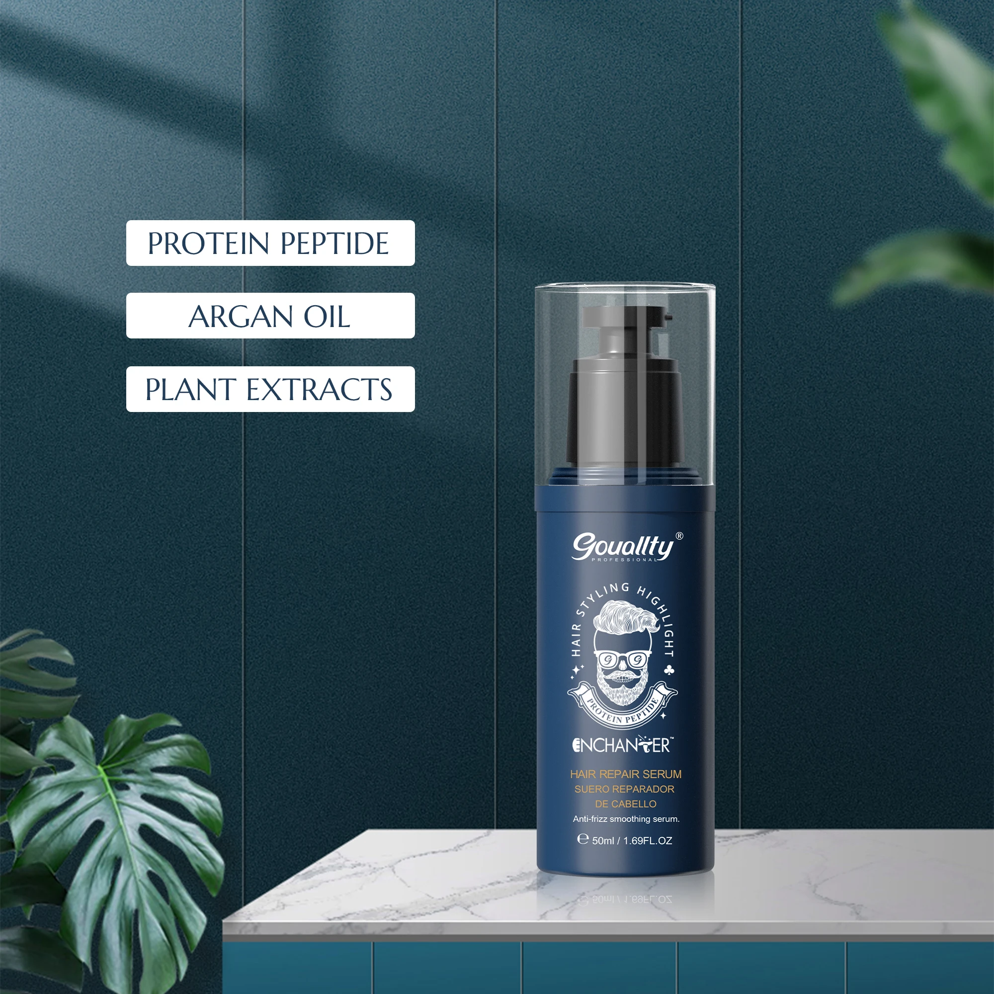 Global Agent Keratin Custom Moisturizing Shine Organic Hair Care Treatment Argan Oil Silk Hair Serum Oil