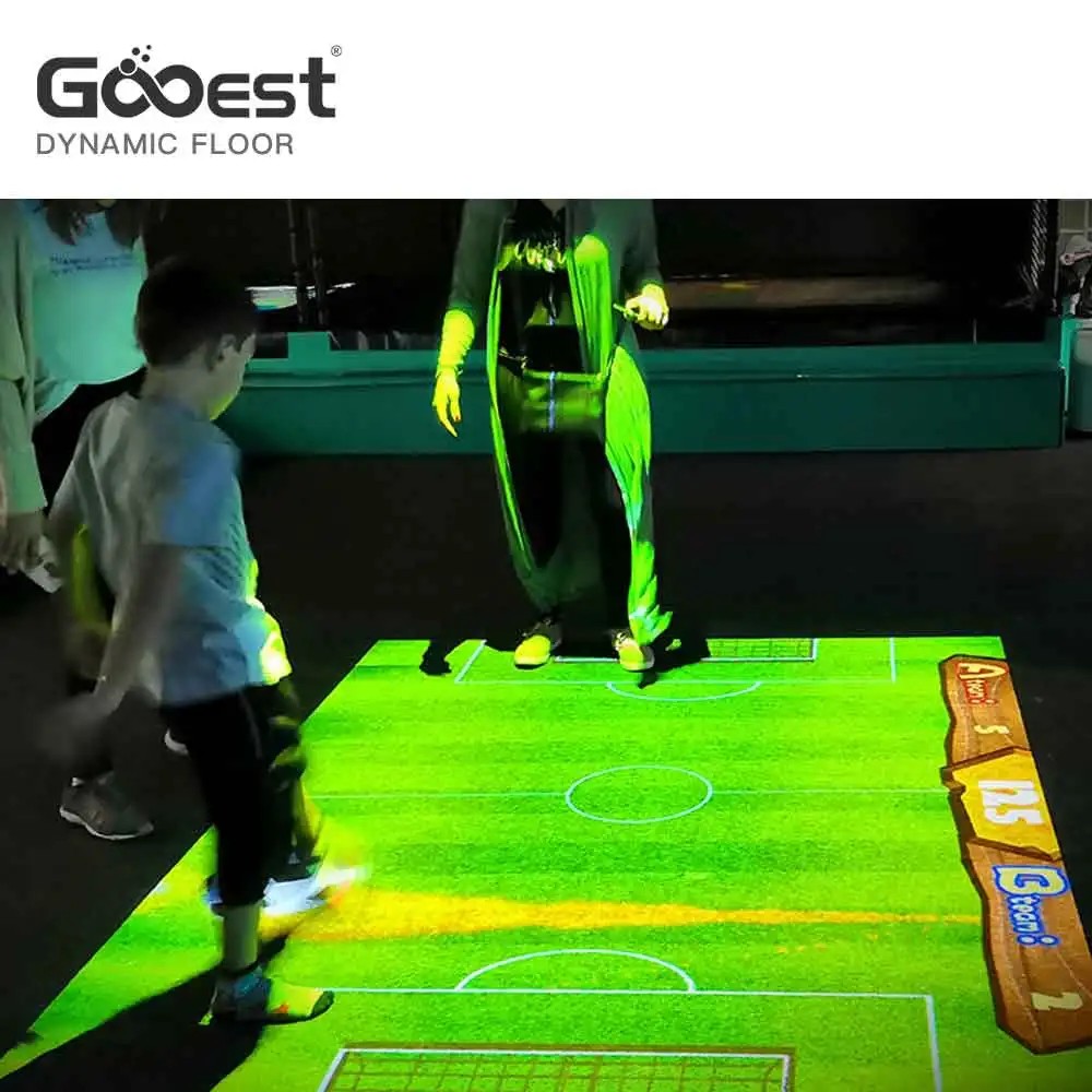 family entertainment center kids play interactive floor projector game