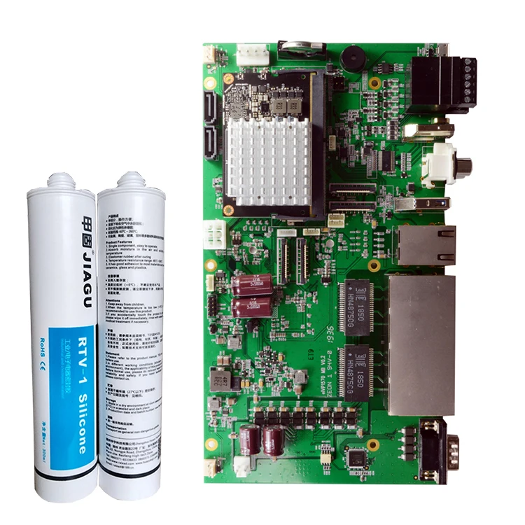 HY595 PVC-free adhesive RTV-1 silicone rubber sealant thermal silicone adhesive sealant glue for electronic