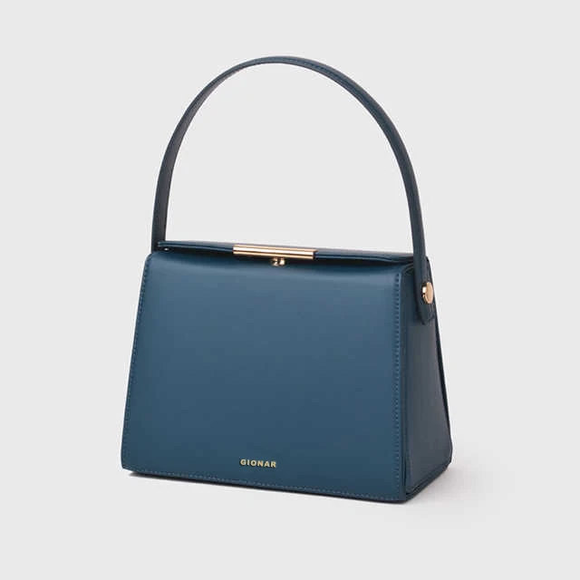 Luxury Handbag Manufacturer Custom Mini Clutch Purse Women Genuine Leather Tote Bag Blank Vegan Ladies Hard Elegant Party Bag