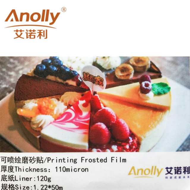 Anolly  New Style Home Decorative Glass Printing Frosted Film