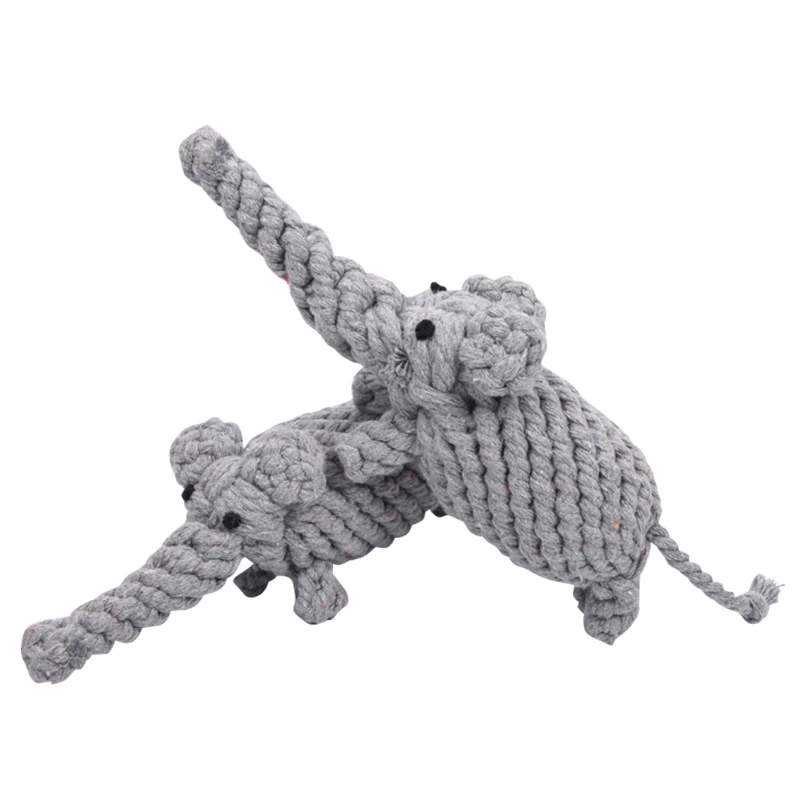 High Quality Elephant Cotton Rope Small Pet Dog Chewing Toy