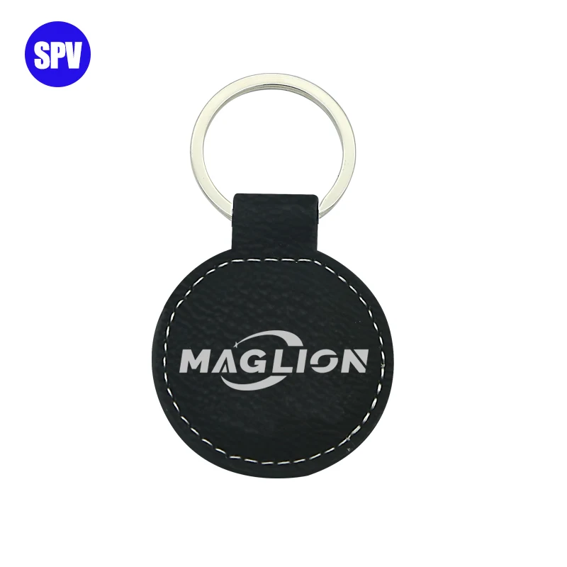 Factory Price Laserable Leatherette Leather Blanks Keychain for Laser Engraving