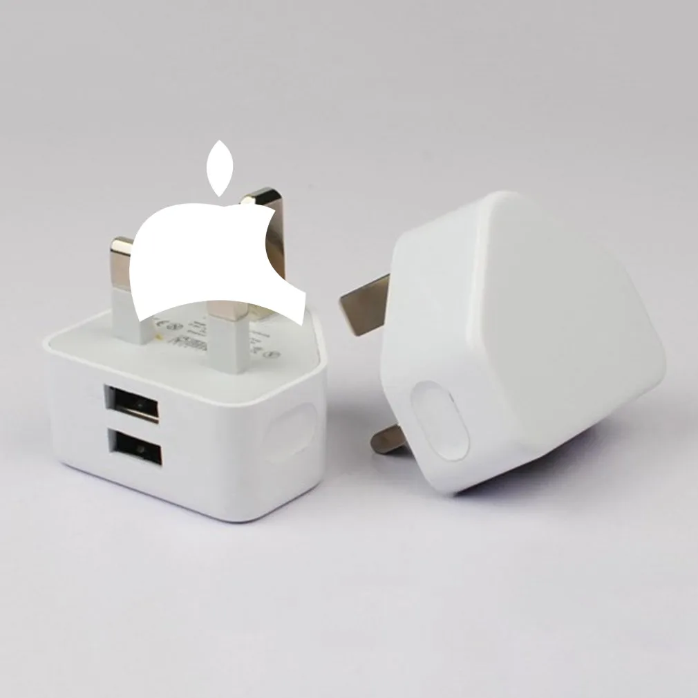 10W UK Charger 3 Pins UK Plug Dual USB Wall Charger 5V/1A USB Power Adapter