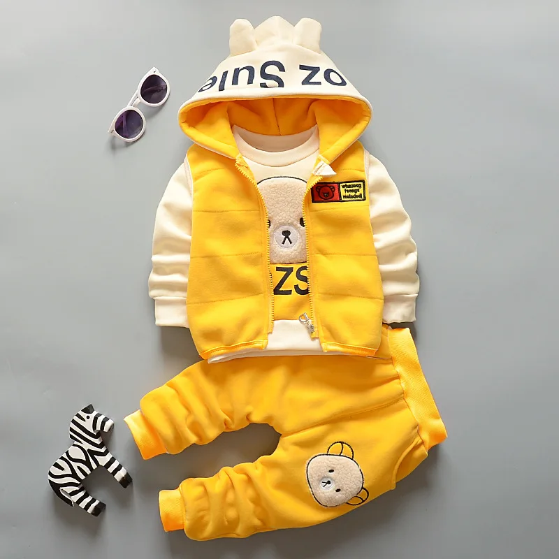 wholesale hoodie set kids clothes boy baby clothes Winter toddler boys clothing sets