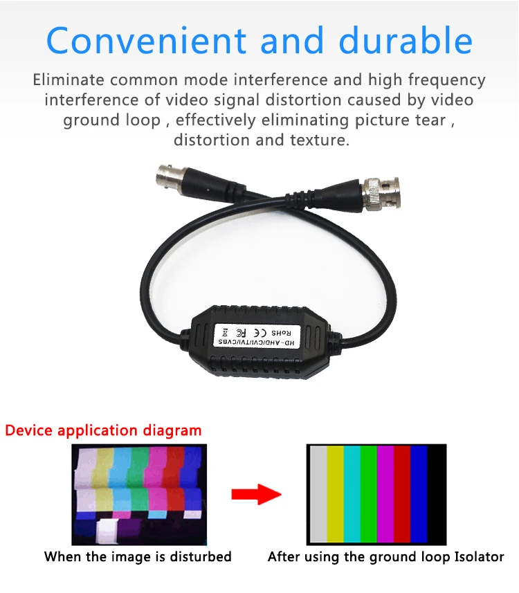 GB001-1 factory price hot selling high quality signal video anti jammer signal filter for cctv system
