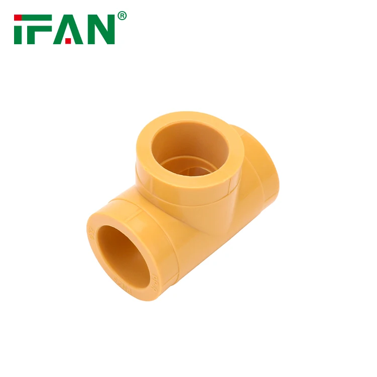 IFAN Hitze DIN 8077 Factory Wholesale PPR Pipe Fitting Customized Polypropylene Plumbing Materials Plastic Tee PPR Fittings