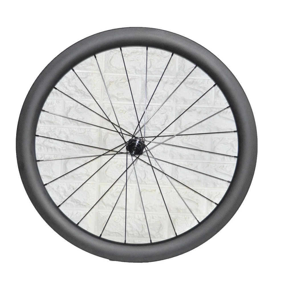 Top-fire hot sale Disc Brake clincher Tubeless Bicycle wheels 700C 50mm light weight UD 3K Road bike carbon wheelsets