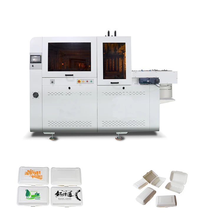 Food Container Making Machine Take Away Fast Food Box Making Machine Automatic Lunch Box Machine