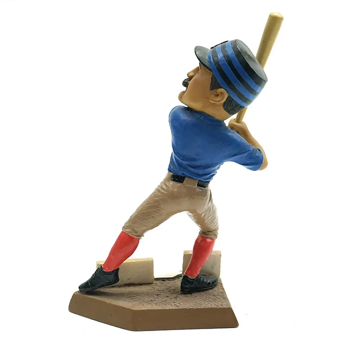 Customize Resin Athletes Bobble Head Baseball Sports Player Bobblehead Figurines Personalized