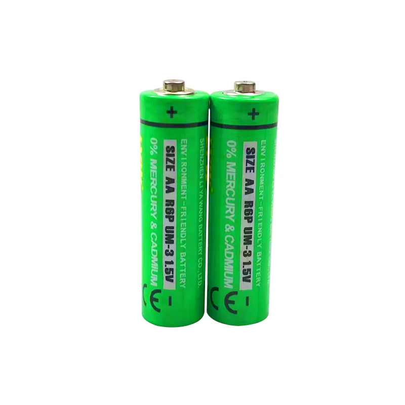 Hot sale high power AA R6P 1.5V super heavy duty battery carbon zinc non-rechargeable battery cell for toys flashlight