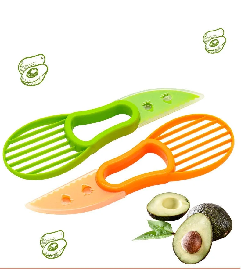 Wholesales Low Price Multi function Kitchen Gadgets Fruit Avocado Slicer Cutter Knife Separator