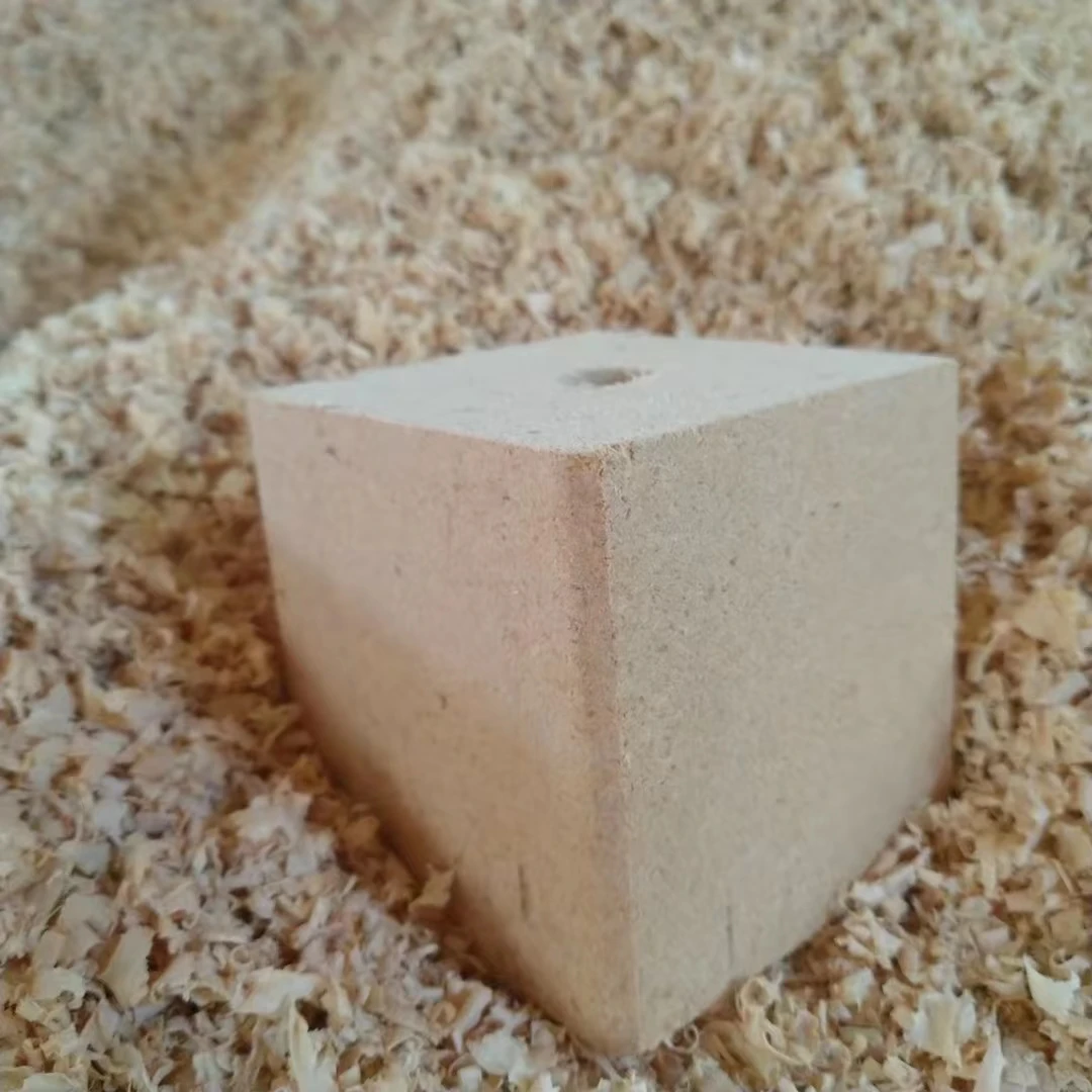 Sawdust pier, pallet foot material, made in Yelu wood industry ,Shandong, China