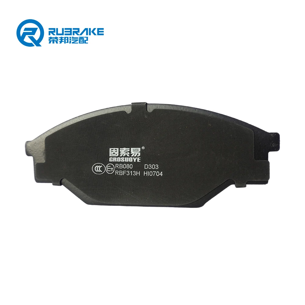 RUBRAKE High quality D303 korean brake pads cars spare parts for Great Wall pickup Toyota sea lion 2Y 3Y f