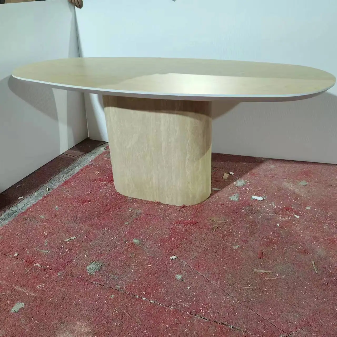 Hot sale modern square marble top dining table