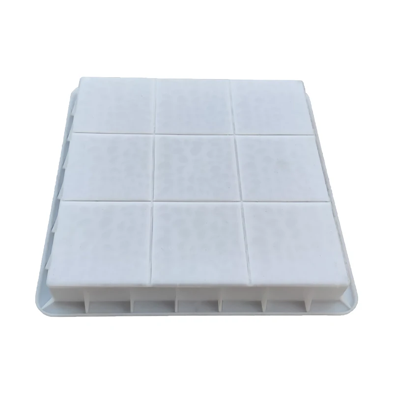 Factory direct nine pebble 40*5 paving brick prefabricated block cement plastic mold