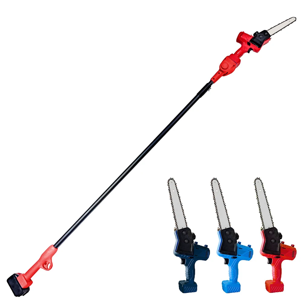 Hot Sale 8inch Cordless Portable Telescopic Extension Pole Large Lithium Battery Capacity Brushless  Chainsaw parkside chainsaw
