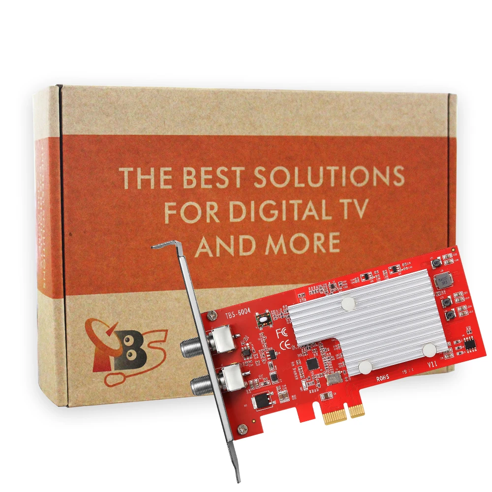 
TBS6004 DVB-S/T, ISDB, IP to 4 QAM DVB-C modulator PCIe card with free generating software (ETSI EN 300 429/ITU-T J.83A/C) 