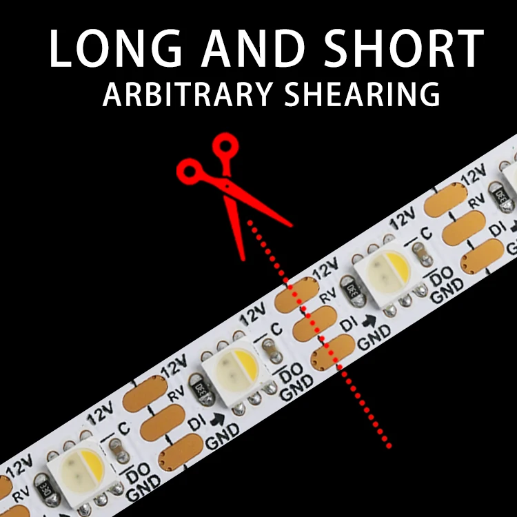 Newest 12V LC8816E Addressable RGBW SK6812 60LEDs/m 120LEDs/m LC8816E Digital Pixel WS2812b RGBW LED Strip
