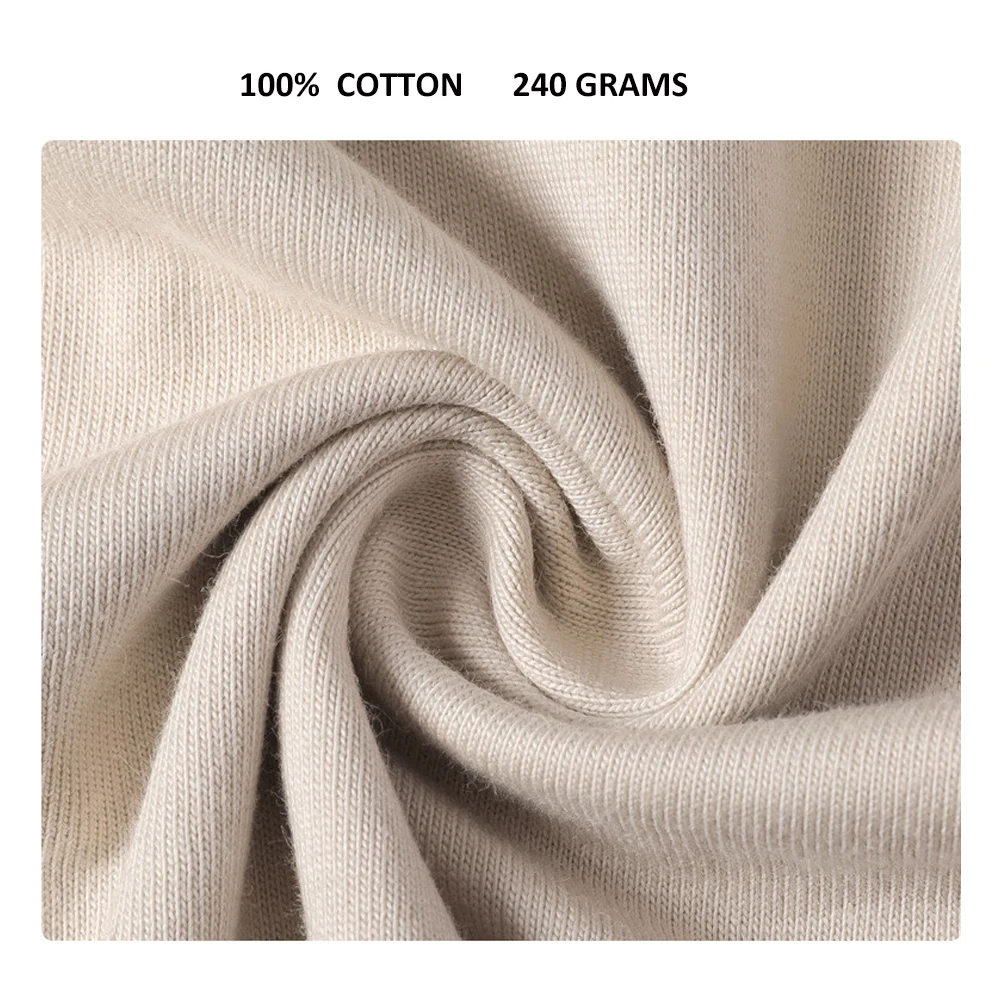 Men Clothing Good Quality Breathable 100% Cotton T-Shirts Heavy Thick White Basic O-Neck Tshirt Custom For Tall Big  Men