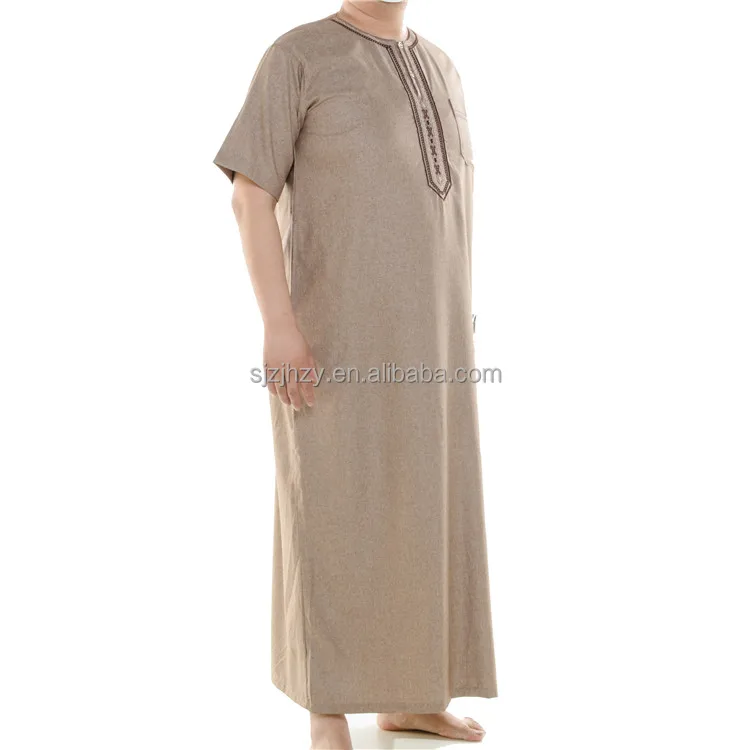 Islamic clothing Men Thobe Thawb Jubba Arab Dubai Muslim Dress Abaya Kaftan Dress for men Jalabiya Boubou